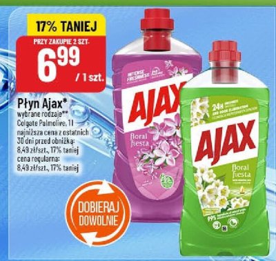 Płyn Ajax promocja w POLOmarket