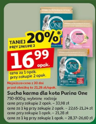 Sucha karma dla kota Purina One promocja w Auchan