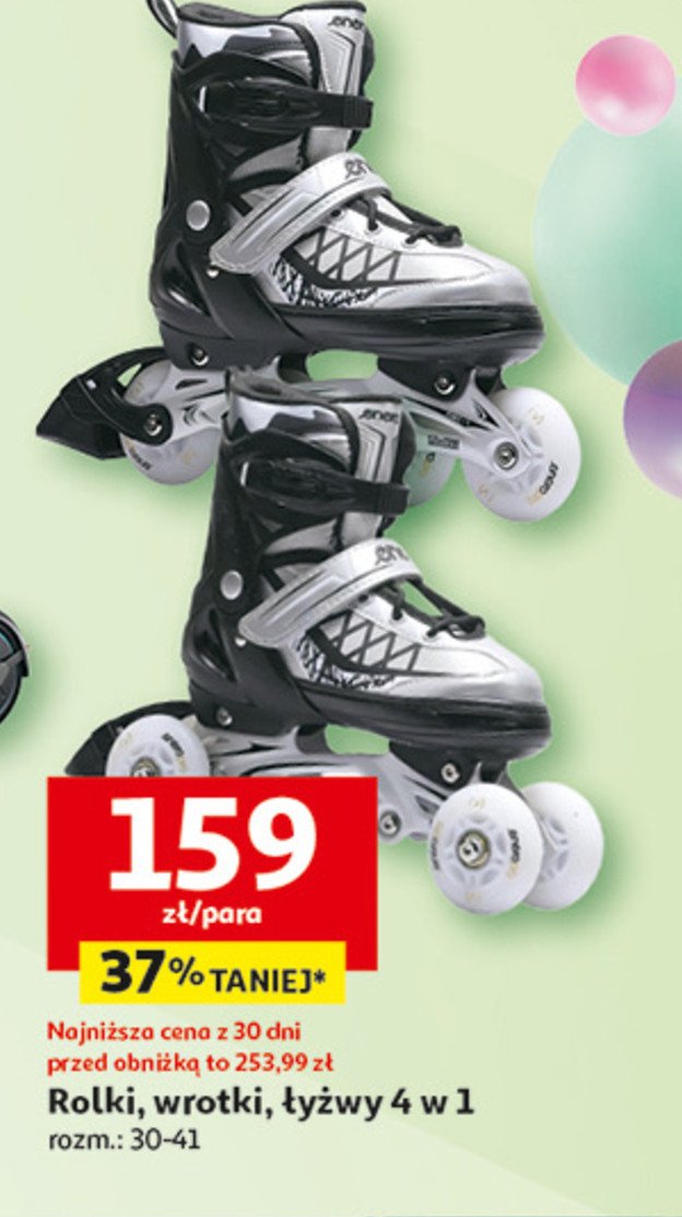 Rolki 4w1 30-41 promocja