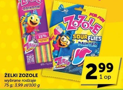 Żelki Zozole wybrane rodzaje promocja w Groszek