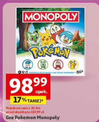 Gra Pokemon Monopoly promocja w Auchan