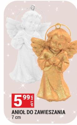 Anioł do zawieszania 7 cm promocja w Merkury Market