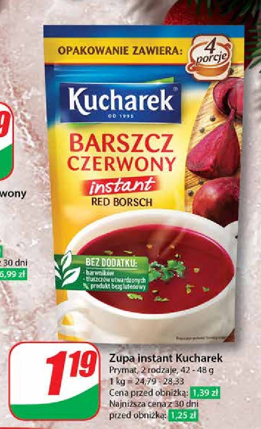 Barszcz czerwony Kucharek promocja