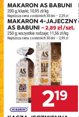 Makaron 4-jajeczny krajanka As-babuni promocja