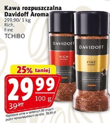 Kawa rozpuszczalna Davidoff Aroma promocja w Prim Market