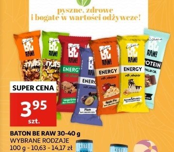 Baton energy apple pie Be raw! promocja