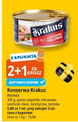 Konserwa Krakus Animex promocja w Leclerc