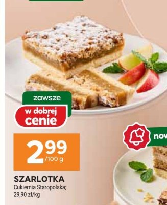 Szarlotka Cukiernia Staropolska promocja w Stokrotka