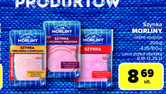 Szynka morlińska z kurczaka Morliny promocja w Carrefour