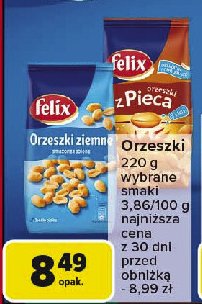 Orzeszki ziemne z pieca z solą Felix promocja w Carrefour Market