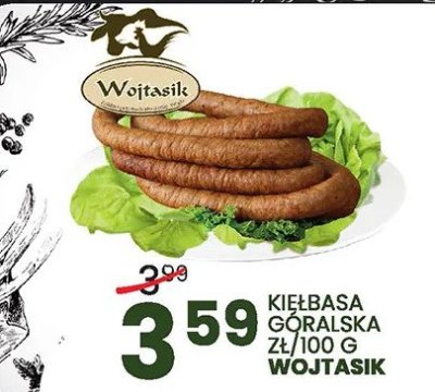 Kiełbasa góralska Wojtasik promocja w Wafelek