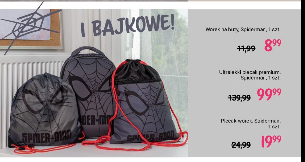 Plecak spiderman promocja