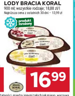 Lody czekoladowe z czekoladą belgijską Bracia koral lody jak dawniej promocja