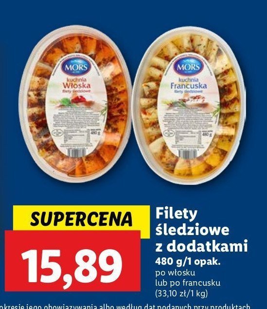 Filety śledziowe francuskie Mors ryby promocja