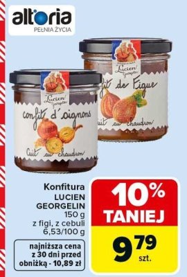 Konfitura Lucien Georgelin z figi, z cebuli promocja w Carrefour Market
