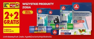 Wszystkie produkty Zosia promocja w Biedronka