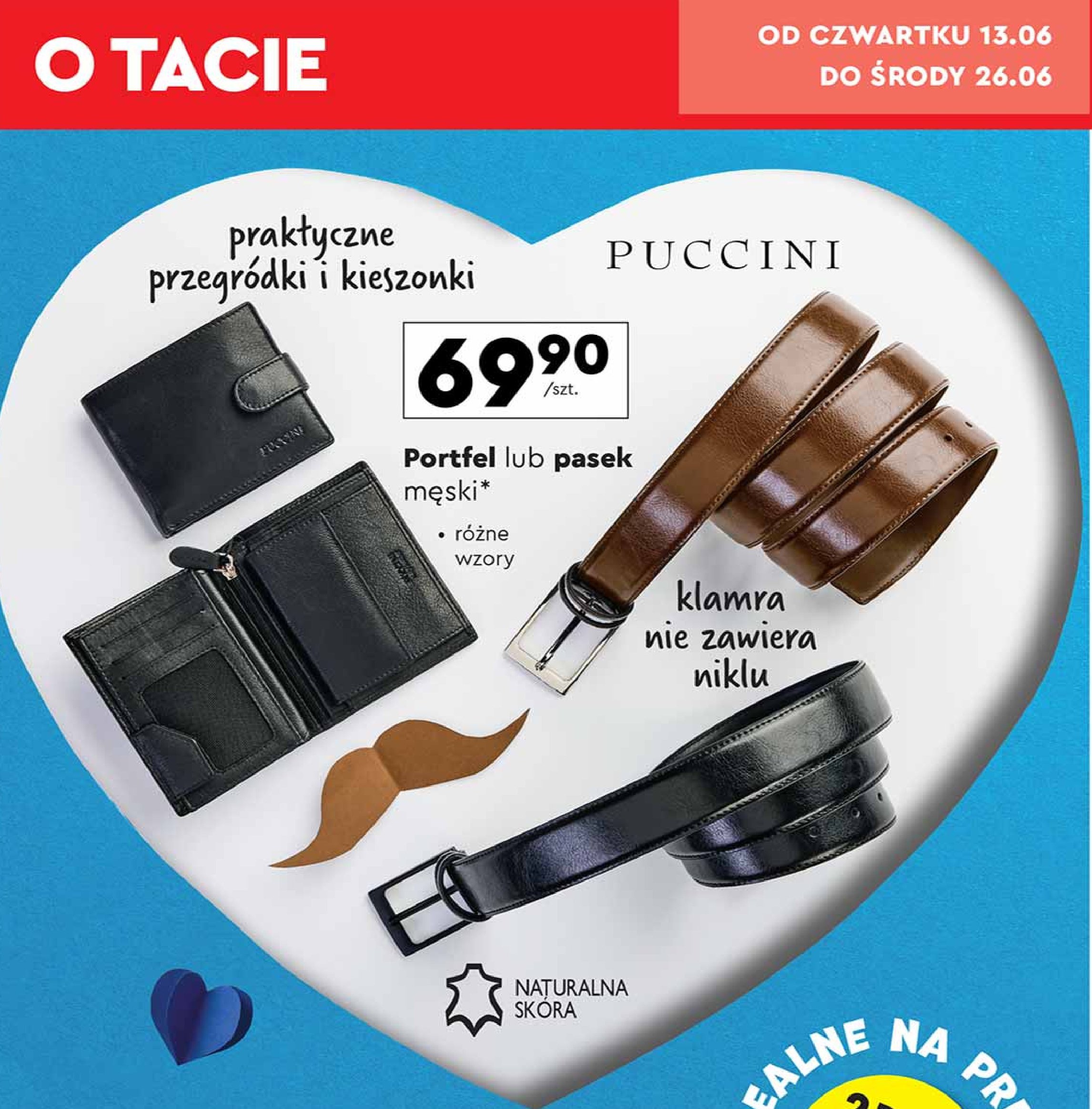 Portfel skórzany Puccini promocja