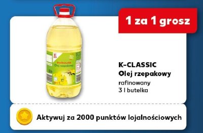 Olej rzepakowy rafinowany 3 l promocja w Kaufland