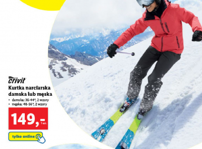 Kurtka narciarska damska 36-44 Crivit promocja