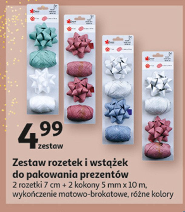 Zestaw rozetek i wstążek promocja