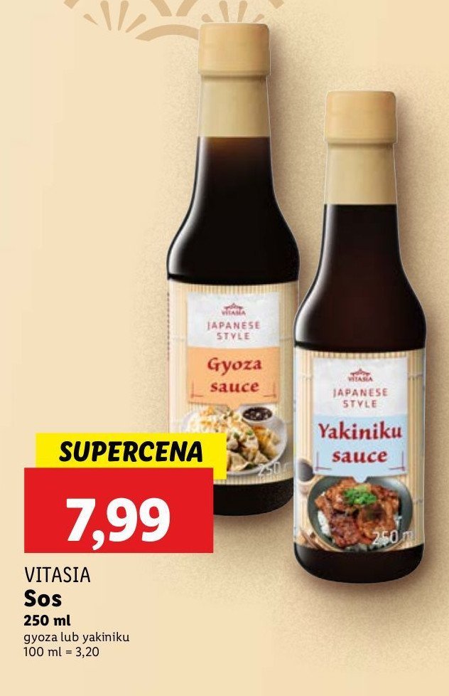 Sos yakiniku Vitasia promocja w Lidl