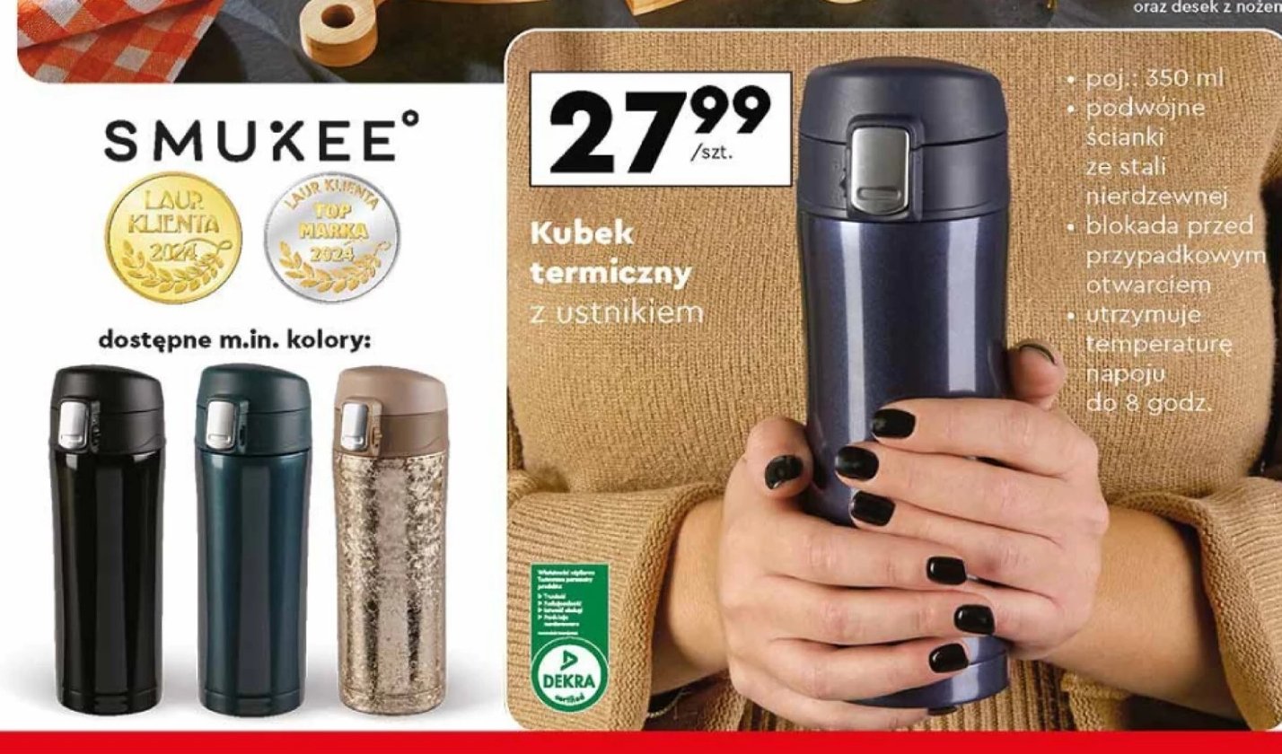 Kubek termiczny 350 ml z ustnikiem Smukee kitchen promocja