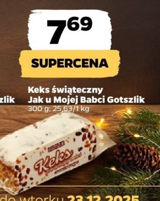 Keks świąteczny promocja w Netto