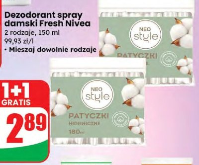 Patyczki higieniczne  promocja w Dino