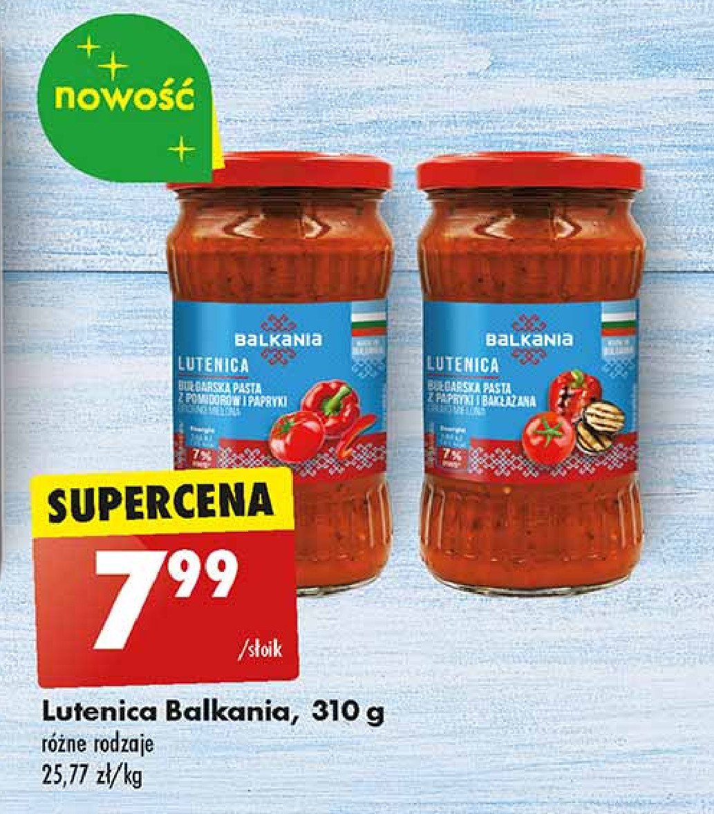 Lutenica paprykowa Balkania promocja