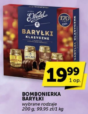 Bombonierka BARYLKI promocja w Groszek