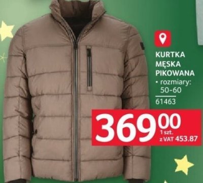Kurtka męska pikowana promocja w Selgros