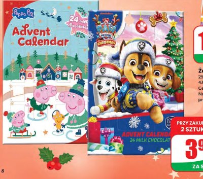 Kalendarz adwentowy z licencją  promocja w Dino