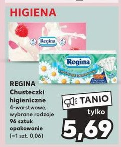Chusteczki higieniczne 4 warstwowe Regina promocja
