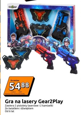 Gra na lasery ze światłem i dźwiękiem promocja w Action