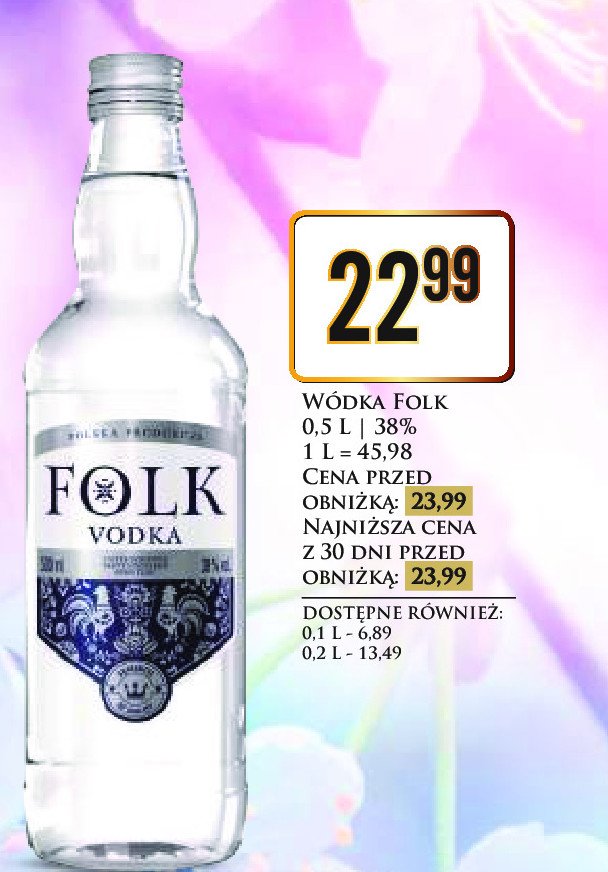 W贸dka Folk vodka promocja