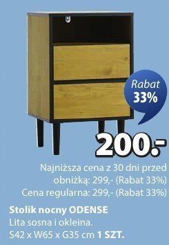Stolik nocny ODENSE promocja w Jysk