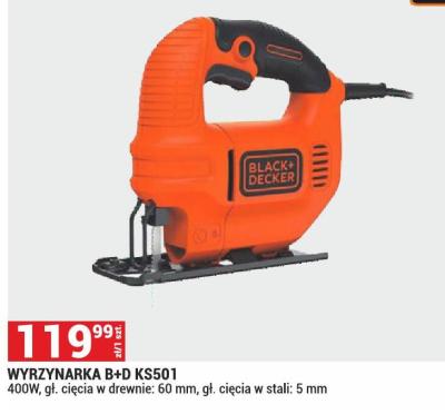 Wyrzynarka B+D KS501 promocja w Merkury Market