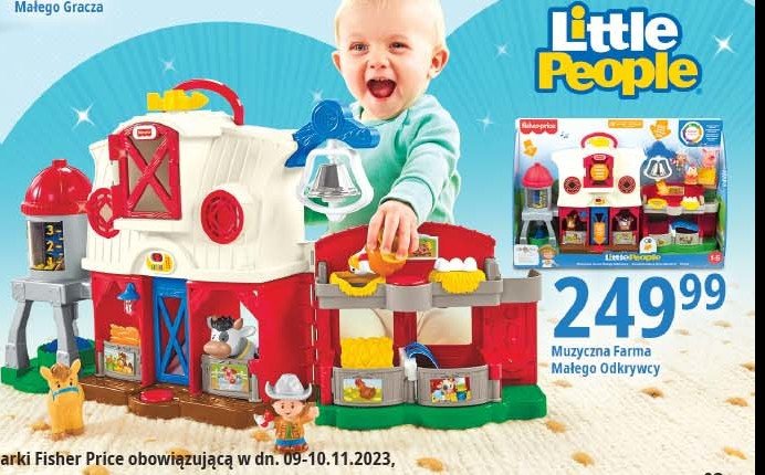Muzyczna farma ma艂ego odkrywcy Fisher-price promocja
