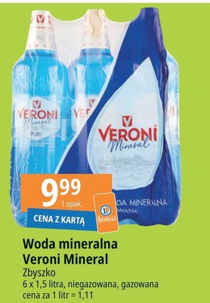 Woda pure Veroni promocja