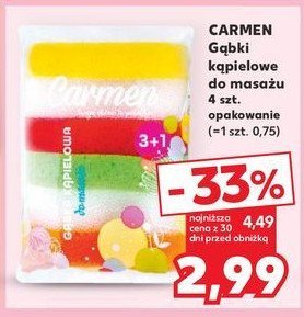 Gąbki kąpielowe do masażu promocja