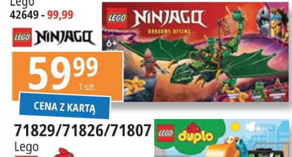 Klocki 71807 Lego ninjago promocja