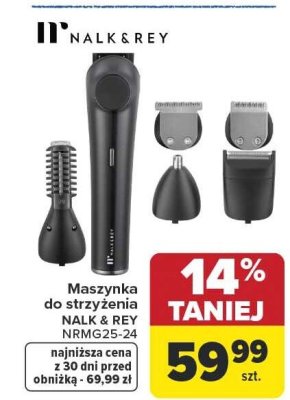 Maszynka do strzyżenia NALK & REY NRMG25-24 promocja w Carrefour
