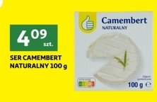Ser camembert naturalny Podniesiony kciuk promocja