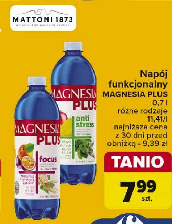 Napój focus Magnesia plus promocja