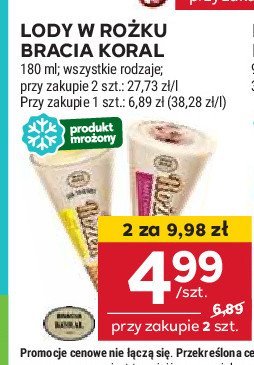Ro偶em o smaku tarty cytrynowej Bracia koral lody jak dawniej promocja