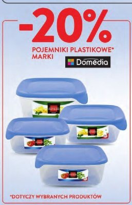 Pojemniki plastikowe Domedia promocja w Intermarche