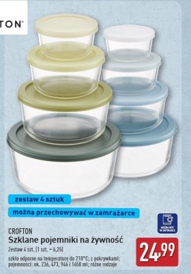 Zestaw pojemników do przechowywania żywności Crofton promocja