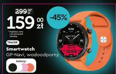 Smartwatch GP-Navi, wodoodporny promocja w Biedronka