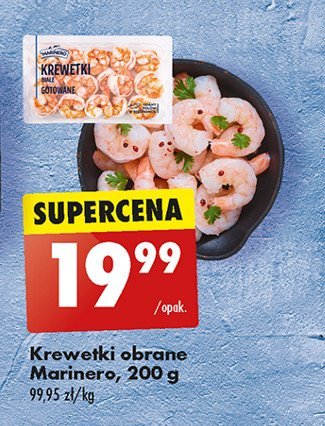 Krewetki całe gotowane Marinero promocja