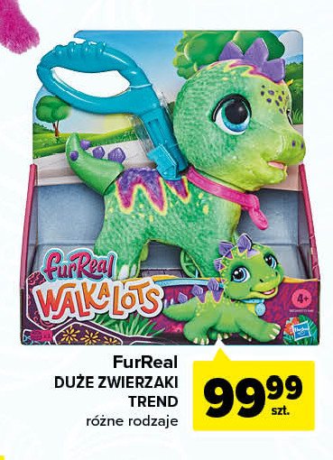 Furreal duży zwierzak na smyczy walkalots Hasbro promocje